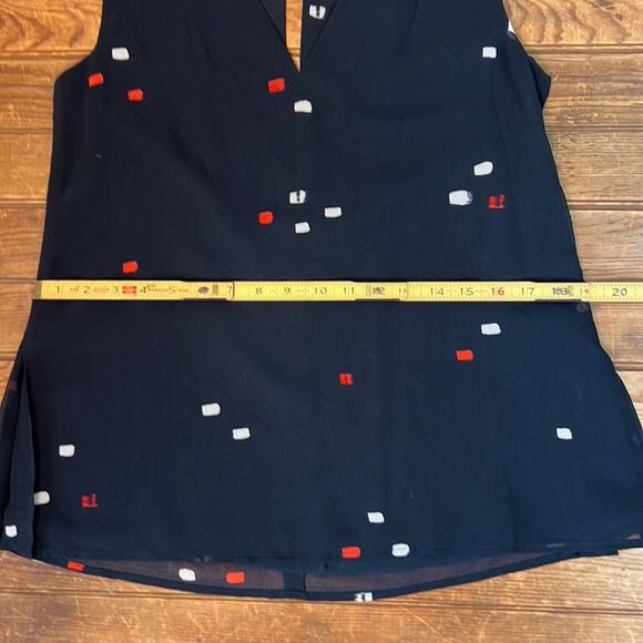 Womens Jason Wu black v neck sleeveless top size 4 - Picture 5 of 9